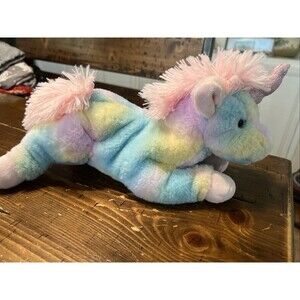 Unicorn Plush Pouch, Pastel , NWT, Fantasy, Fairy Tale, Magic, Fable